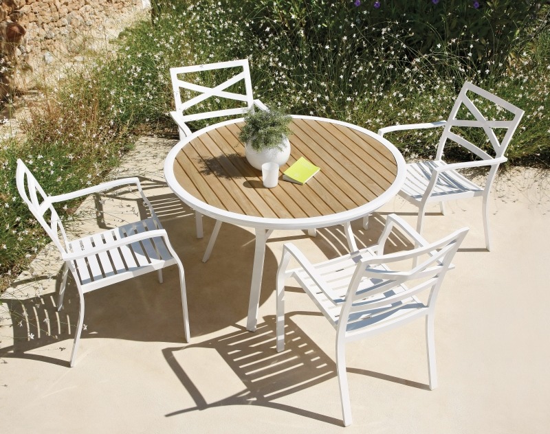 Комплект садовой мебели, алюминиевый каркас, Gloster, Roma Комплект садовой мебели, алюминиевый каркас, Gloster, Roma