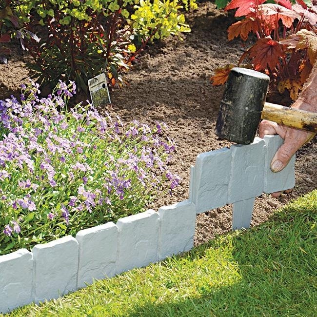 Садовый бордюр для клумбы