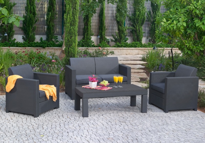 Комплект садовой мебели, плетеной из пластика, Keter Комплект садовой мебели, плетеной из пластика, Keter