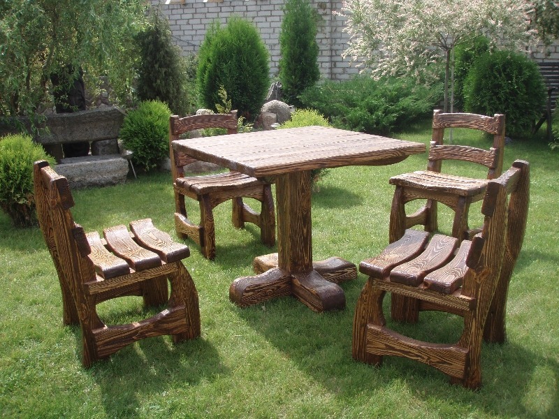 Деревянная садовая мебель Деревянная садовая мебель