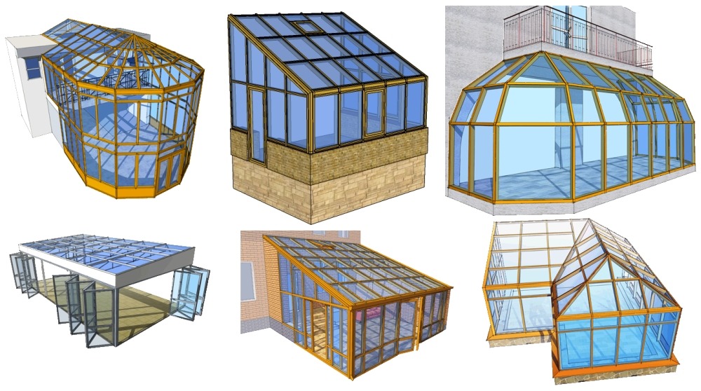 Модели зимних садов Модели зимних садов