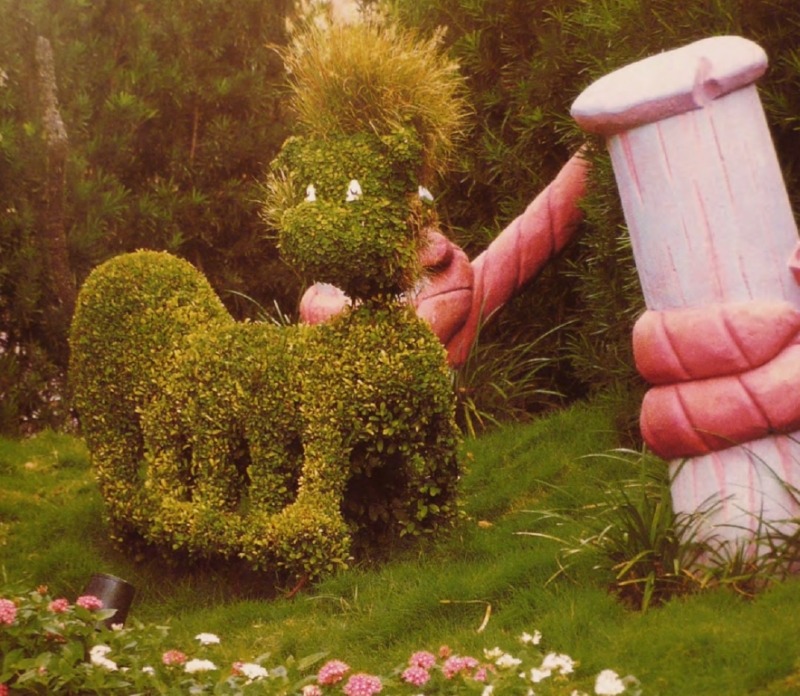 Топиарные фигуры и скульптуры из растений