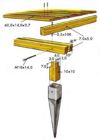 Строим деревянные дорожки - мостки Строим деревянные дорожки - мостки