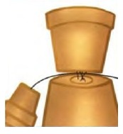 Как соединить цветочные горшки Как соединить цветочные горшки