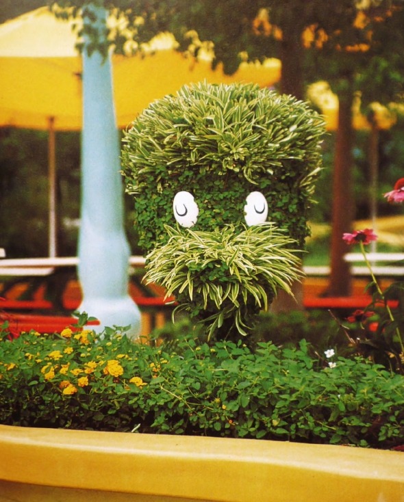 Заполняемый фигурный шаблон в виде головы